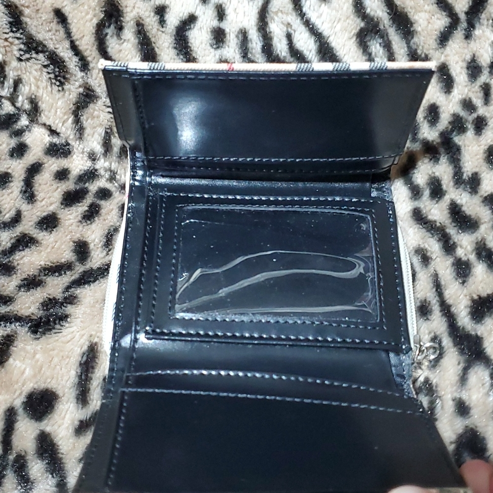 cute pocket plaid wallet - Picture 2 of 3